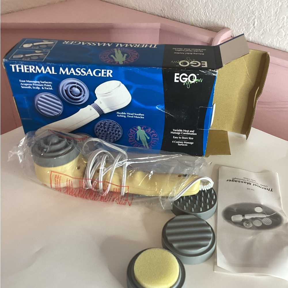 "EGO SYSTEM" " THERMAL MASSAGER" ELECTRIC/MODEL TM-26